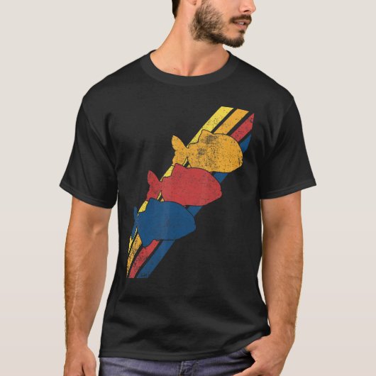 ピラニア 魚 ピラニア Tシャツ (正面)