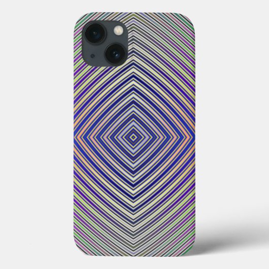 ピラミッサイケデリックド平面図iPadケース Case-Mate iPhoneケース (裏面)