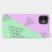 ピラミッスタイリッシュド三角形の形状パステル Case-Mate iPhoneケース (裏面(横))