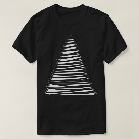 ピラミッストライプのト Tシャツ (デザイン正面)