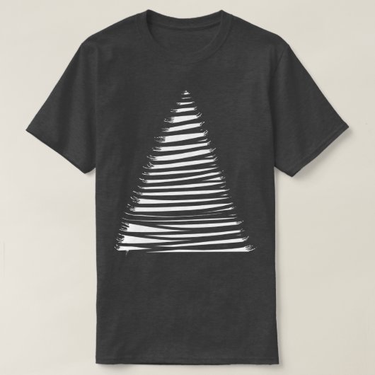 ピラミッストライプのト Tシャツ (デザイン正面)