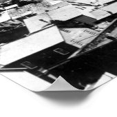 ピラミッドとアラスカのシトカの町並み ポスター (角)