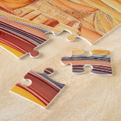 ピラミッドとスフィンクスで夕日を満たす ジグソーパズル (側面)