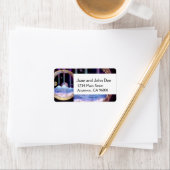 ピラミッドと惑星の地球アートワーク ラベル (インサイチュ)