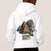 ピラミッドのクイーン少年のフード付&スウェットシャツ (裏面)