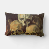 ピラミッドのスカルヴィンテージハロウィーン ランバークッション (裏面)