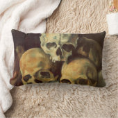 ピラミッドのスカルヴィンテージハロウィーン ランバークッション (ブランケット)