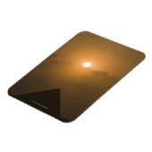 ピラミッドの上の素晴らし夕日 マグネット (左側)