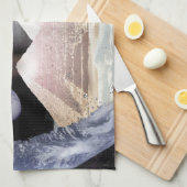 ピラミッドの惑星の宇宙 キッチンタオル (四つ折り)