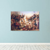 ピラミッドの戦い、1798年7月21日 キャンバスプリント (インサイチュ (ウッドフロア))