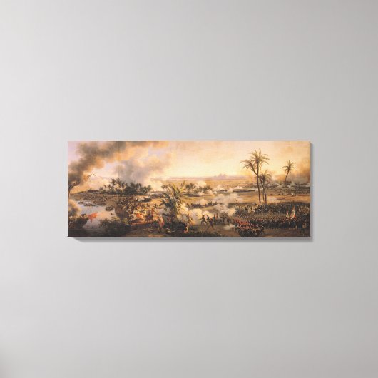 ピラミッドの戦い、1806年7月21日 キャンバスプリント (正面)