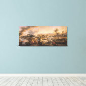 ピラミッドの戦い、1806年7月21日 キャンバスプリント (インサイチュ (ウッドフロア))