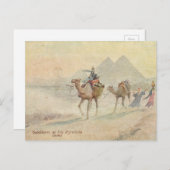 ピラミッドの砂嵐 ポストカード (正面/裏面)