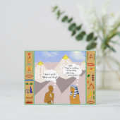 ピラミッドの説明 ポストカード (スタンド正面)