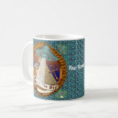 ピラミッドエイリアン宇宙船 コーヒーマグカップ (正面左)