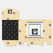 ピラミッドキューブ白黒クリーム フェイバーボックス (見開き)