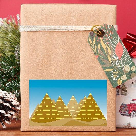 ピラミッドシティ 長方形シール