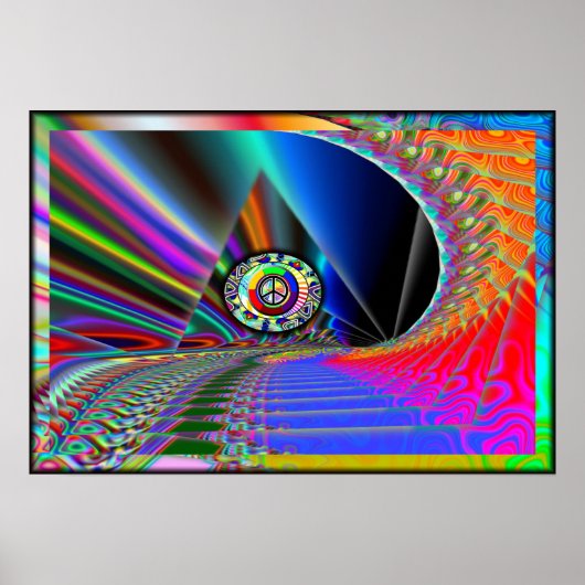 ピラミッドポスターの目 ポスター (正面)