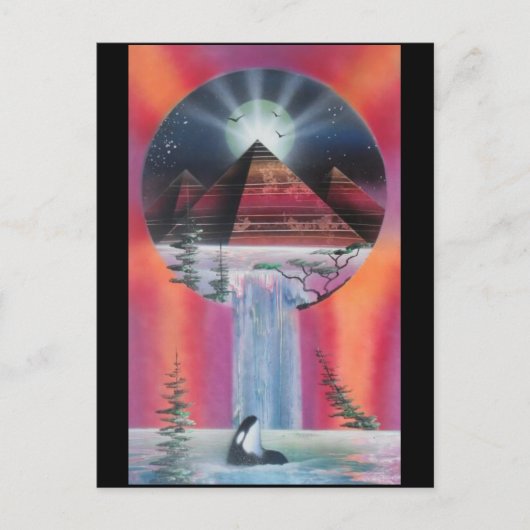 ピラミッドポストカード。 ポストカード (正面)