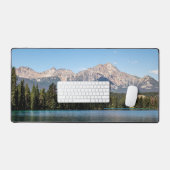 ピラミッドマウンテン、カナダ美しい、風景 デスクマット (キーボード&マウス)