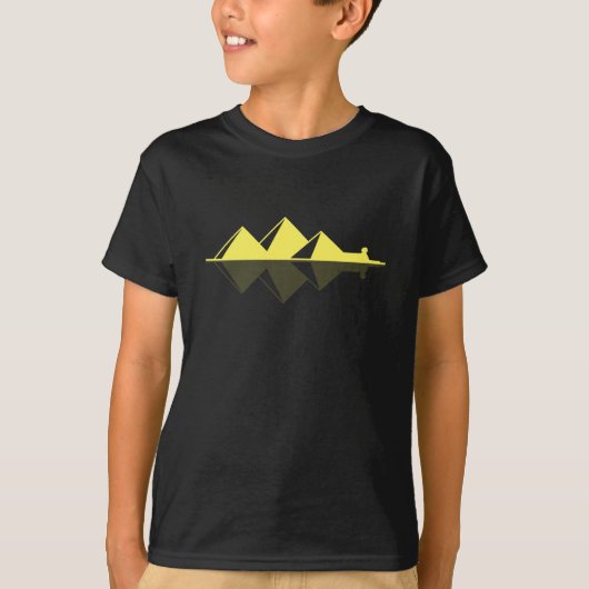 ピラミッド古代エジプトのシャツ Tシャツ (正面)
