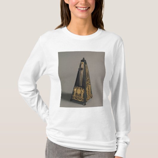 ピラミッド形のメトロノーム1815年 Tシャツ (正面)