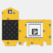 ピラミッド立方体白黒黄 フェイバーボックス (見開き)