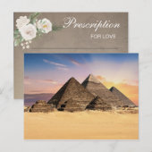 ピラミッド エジプト ブライダルシャワー ゲーム ポストカード (正面/裏面)