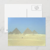 ピラミッド、カイロ ポストカード (正面/裏面)