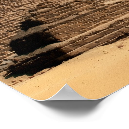 ピラミッド スフィンクス 古代エジプト クフ ファラオ ポスター (角)