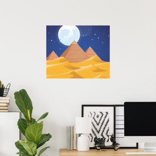 ピラミッド ポスター (ホームオフィス)