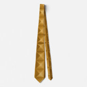 ピラミッド、三角形ゴールデンテクスチャ ネクタイ (正面)