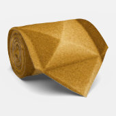 ピラミッド、三角形ゴールデンテクスチャ ネクタイ (ロール)