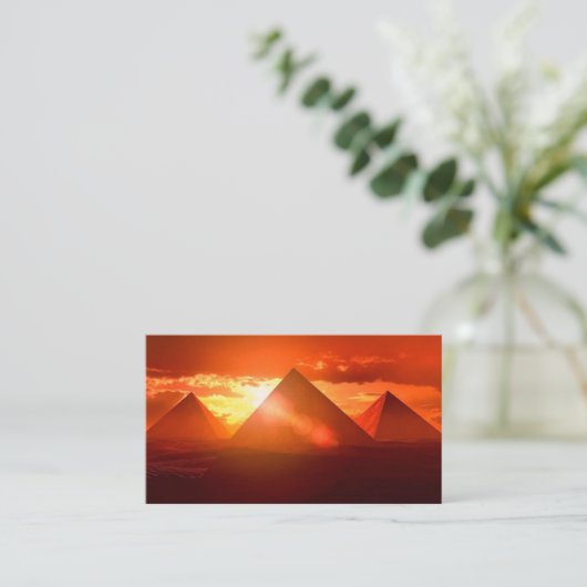 ピラミッド 名刺 (スタンド正面)