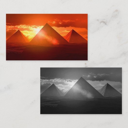 ピラミッド 名刺 (正面/裏面)