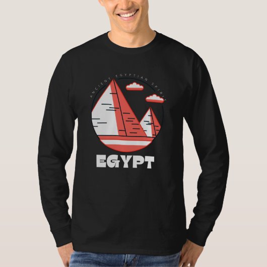 ピラミッドTシャツ(エジプト砂漠) Tシャツ (正面)