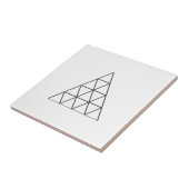 ピラミッミニマルドスケッチ灰色 タイル (側面)