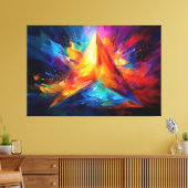 ピラミッ絵を描ド キャンバスプリント (インサイチュ (リビング))