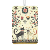 ピラミ猫とエジプト猫2匹 カーエアーフレッシュナー (裏面)