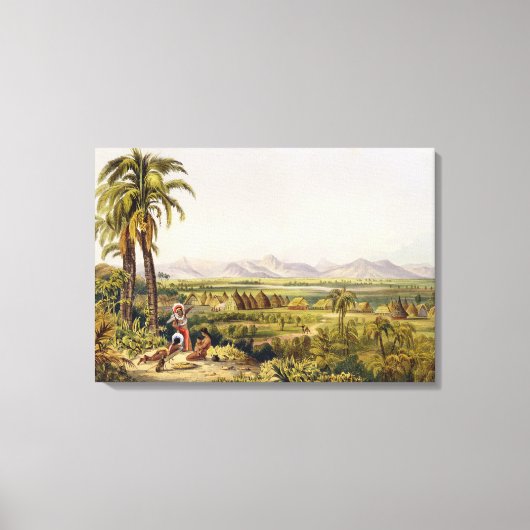 ピララとアムク湖，エルドラドのサイト，プリント キャンバスプリント (正面)