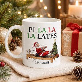 ピラララレーツ おもしろサンタ ピラティスクリスマス コーヒーマグカップ