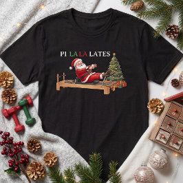 ピララレーツ おもしろサンタ ピラティスクリスマス Tシャツ
