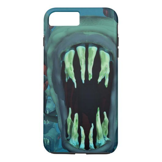 ピランハス魚のカスタム命日のパーソナライズ Case-Mate iPhoneケース (裏面)