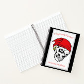 ピラーゲと白/黒の背景 ノートブック (内部)
