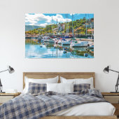 ピリアポリス市港,マルドナド,ウルグアイ キャンバスプリント (インサイチュ (寝室))
