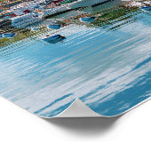 ピリアポリス市港，マルドナド，ウルグアイ ポスター (角)