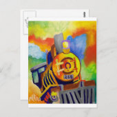 ピリエーロの列車に乗って ポストカード (正面/裏面)