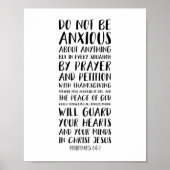 ピリピ人への手紙第4章6節 ポスター (正面)