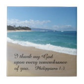 ピリピ人への第一感謝してい章3わたしはすべての人に対して タイル (正面)