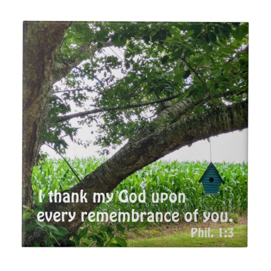 ピリピ人への第一感謝してい章3わたしはすべての人に対して タイル (正面)